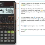 CASIO fx-300ES Plus 2nd Edition Standard Scientific Calculator Manual Thumb