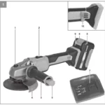 Einhell AXXIO Cordless Angle Grinder Manual Thumb