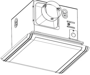 HOMEWEKS Ventilation Bath Fan 7107-03HW Manual Image