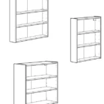 IKEA ENHET wall cb with 2 shelves Manual Thumb