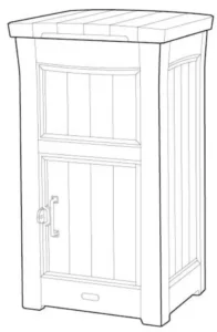 KeTeR 17209238 Parcel Drop Box Manual Image