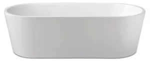 MOKLEBA SF-6028ABW Acrylic Double Slipper Flatbottom Non Whirlpool Freestanding Bathtub Manual Image