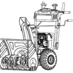 POWERSMART PSSAM24BS 24-26 inch Two Stage Gas Snow Thrower Manual Thumb