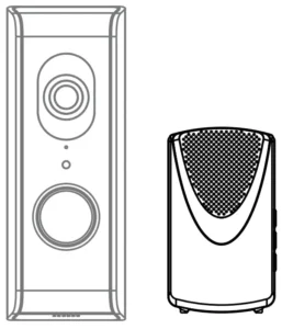SecuFIRST DID701B Slimme Wifi Deurbel Met Camera Met Manual Image
