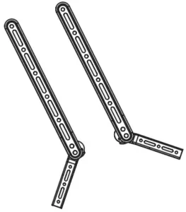 VIVO MOUNT-SPSB2 Universal Soundbar TV Mount Manual Image