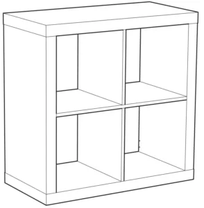 IKEA KALLAX Shelving Unit 77x77cm Manual Image