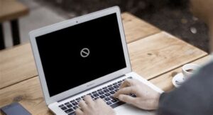Apple If your Mac starts up to a circle with a line through it Manual Image