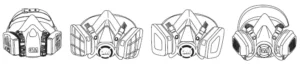 MJS Half Facepiece Respirators Manual Image