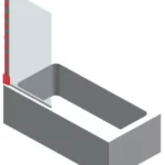 MerlyanBath Single Square Bath screen MB2 Manual Thumb