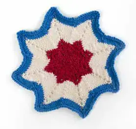 lily Americana Knit Dishcloth Knit Manual Image