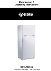BUSHMAN DC190-L Fridges Manual Image
