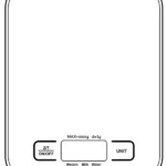 ETEKCITY Digital Kitchen Scale EK6015 Manual Thumb