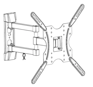 AISENS Full Motion LED LCD TV Wall Mount WT55TSE-059 Manual Image