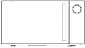 HOOVER Microwave Oven HMG25STB Manual Image