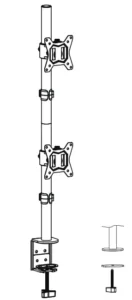 HUANUO Monitor Table Stand HNHM5 Manual Image