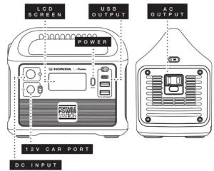 Honda Portable Power Station HLS200 Manual Image