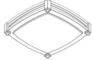 INLIGHT Integrated LED Flush Mount Fixture IN-0317-1-XX-XX, IN-0317-2-XX-XX Manual Image