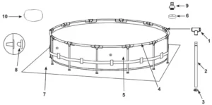 INTEX Metal Frame Pool 10 Manual Image