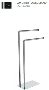 JOHN LEWIS LUX 2 Tier Towel Stand Manual Image