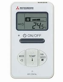 MITSUBISHI Wireless Remote Control RCN-E2, RCN-EK2 Manual Image