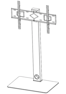 PERLESMITH TV Stand for 32-65 Inch TVs PSFS01 Manual Image