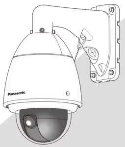 Pansonic Wall Mount Bracket WV-Q122A Manual Image