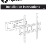 Pipishell Full TV Wall Mount Bracket PIMF3 Manual Thumb