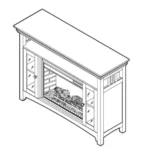 Pleasant Hearth 48” Mantel 23” Firebox 23-153-213 Manual Thumb