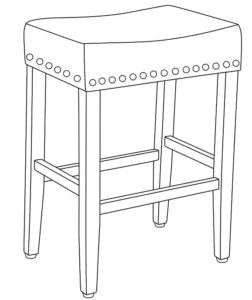 SONGMICS Counter Stools Set LDC37, LDC38 Manual Image