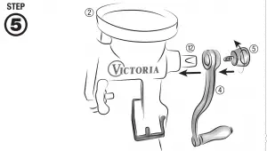 VICTORIA Grain Mill Manual Image