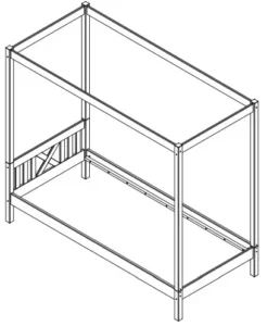 TiCAA LaLuna 90×200 bed Manual Image