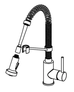 Kraus Bolden Single Handle Tap KPF-1610 Manual Image