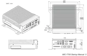ADVANTECH Intel 6th/7th Generation Cire i Socket Compact Fanless System Manual Image