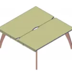 dams Adapt II Outer Leg ED1600OL, ED1200OL Table Manual Thumb