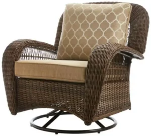 HAMPTON BAY Beacon Park Steel Woven Swivel Chair FRS80812CRS Manual Image
