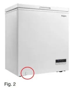 kogan 142L Chest Freezer KA142CHSTFA Manual Image