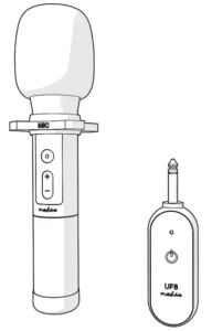 nedis Wireless Microphone MPWL200BK Manual Image