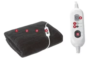 ovela Heated throw OVELTHROWBB & OVELTHROWGB Manual Image