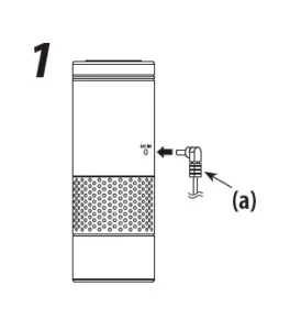 JVC Portable Air Purifier USB Power KS-GA100 Manual Image