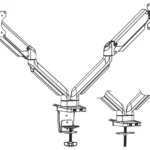 Fellowes Dual Monitor Arm 8042501 Manual Thumb