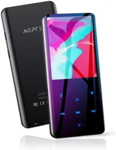 AGPTEK C8 Bluetooth Music Player Touch Manual Image