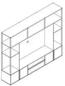 WOOOD Toby Tv Cabinet Manual Image