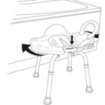 GIMA Swivel Shower Chair 27733 Manual Thumb