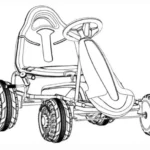 kogan Kids Pedal Go Kart KAPDGKRTBLA Manual Thumb