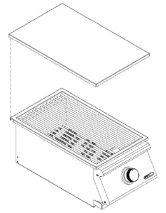 BULL Built-In Propane Gas Searing Station Stainless Manual Image